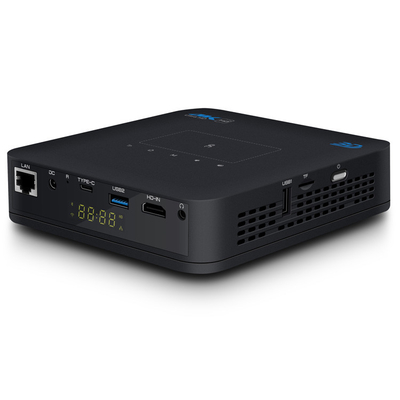 300 lumens HDMI ont entré le foyer électrique Android 9,0 de BT 4,2 futés de projecteur de DLP
