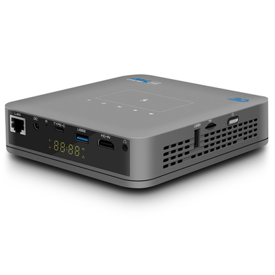 300 lumens HDMI ont entré le foyer électrique Android 9,0 de BT 4,2 futés de projecteur de DLP