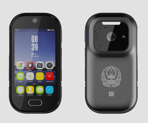 Magnétoscope usé de police de caméra de corps de police d'Android 10