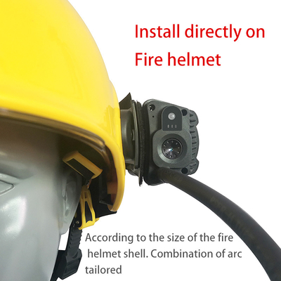 la caméra IP66 10 de Helmet Mounted Video de sapeur-pompier mètre OS évident Android 8,1