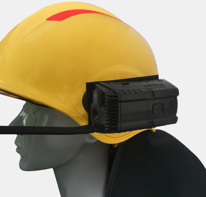 le casque de 4G WIFI a monté la détection de gaz de caméra de formation d'images thermiques de caméra pour la délivrance du feu