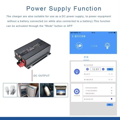 vis IP22 du chargeur de batterie du chargeur de batterie de C.C à C.A. de 48V 10A Lifepo4 M8