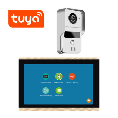 Prise en charge déverrouiller l'interphone à double voie du système de téléphone de porte de surveillance pour l'appartement de bureau à domicile