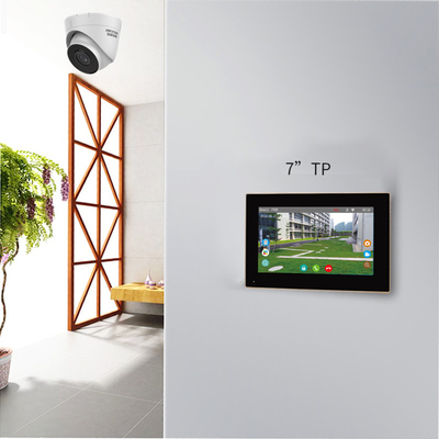 L'interphone visuel sans fil de sonnette d'IP de téléphone de porte de WIFI 1080P a câblé la vision nocturne de caméra