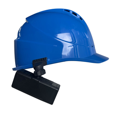 caméra intelligente de casque de sécurité de casque de sécurité d'AI de Wifi de 4G avec le système VMS de moniteur de centre de commande