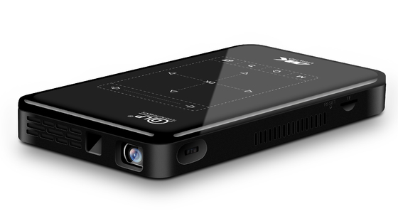 Mini projecteur vidéo portable 65 lumens Entrée HDMI/USB/AV/VGA Poids net 206g