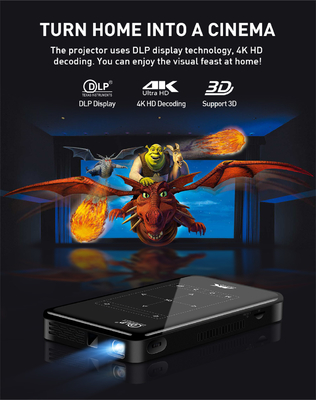 Taille visuelle portative d'image de pouce du projecteur 30-120 d'affichage à cristaux liquides pour l'affichage de Home Theater