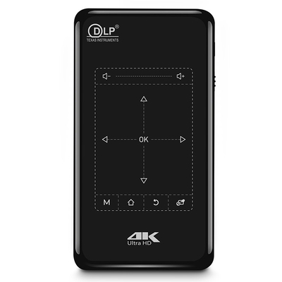 DLP Smart Mini Projector 20000hours Durée de vie de la lampe avec la certification ROHS