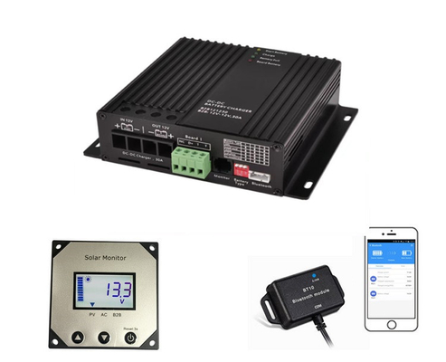 12V-12V DC DC Chargeur de batterie fonctionne en toute sécurité à -20-50℃ Température de fonctionnement