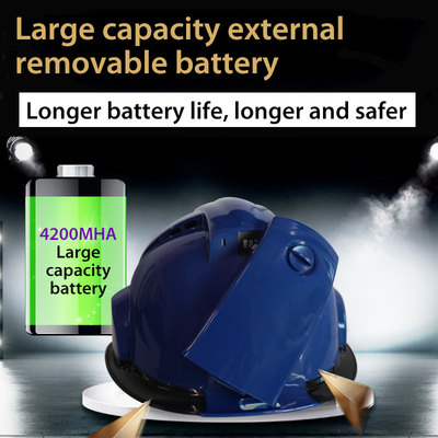 Caméra de casque de sécurité de soutien 4G 3G avec 7 heures d'enregistrement de batterie du temps 4200mAh
