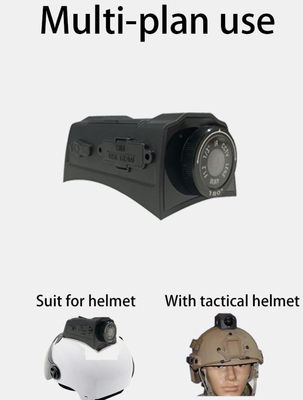 caméra tactique de Live Streaming Helmet Hard Hat de caméra de casque de 4G GPS