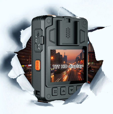 Caméra utilisée par corps de WIFI 4G vision nocturne SOS GPS d'affichage d'affichage à cristaux liquides de 2,0 pouces