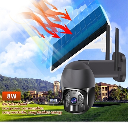 Mini caméra de sécurité en ligne 4G Smart Home Caméra de sécurité en ligne Charge solaire intégrée à une batterie au lithium
