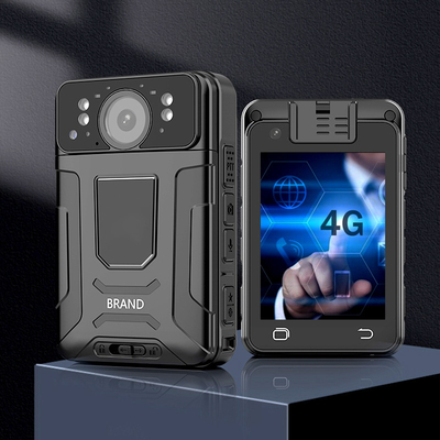 Caméra portée sur le corps 4G 1080P Au-dessus de 15 heures Temps d'enregistrement Mp4 Avec H.264/ H.265 Bodycam