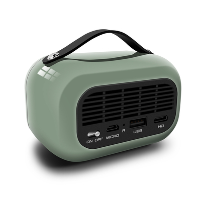 Projecteur intelligent DLP vert 65 lumens Android 9.0 4K Construit dans une batterie de 5000MA