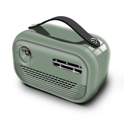 Projecteur intelligent DLP vert 65 lumens Android 9.0 4K Construit dans une batterie de 5000MA