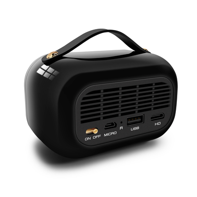 65 lumens DLP Smart Projector Android 9.0 Système de décodage 4K Entrée de correction à quatre coins