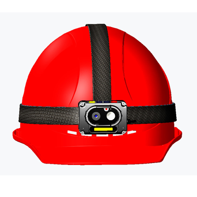 4G LED Hardhat Caméra en direct de diffusion PTT GPS Tracking pour le chantier de construction de la mine ferroviaire