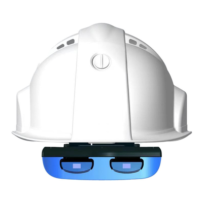 AR Glass 4G Caméra à casque Interaction avec l'IA GPS Vidéo en direct Géo-clôture de transmission sans fil EIS Site de construction