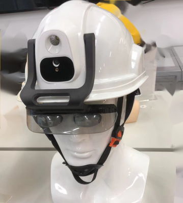 AR Glass 4G Caméra à casque Interaction avec l'IA GPS Vidéo en direct Géo-clôture de transmission sans fil EIS Site de construction