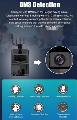 Les appareils de téléphonie mobile sont équipés d'une caméra de contrôle 4G et d'un système de surveillance GPS (ADAS/DSM/BSD/PCW)