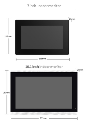 Tout noir WIFI sonnette vidéo avec 166° grand angle visuel carte SD enregistrement et détection de mouvement