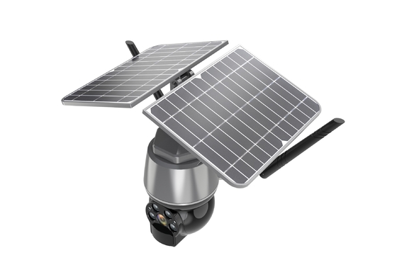 Caméra de surveillance solaire 4G Hi3518E SoC haut-parleur Grand angle de vue 120 degrés