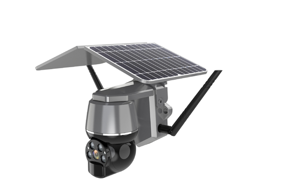 Caméra de surveillance solaire 4G Hi3518E SoC haut-parleur Grand angle de vue 120 degrés