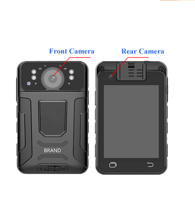 Reconnaissance faciale par l'IA Caméras du corps de la police 2 Way Talk Vision nocturne Système Android