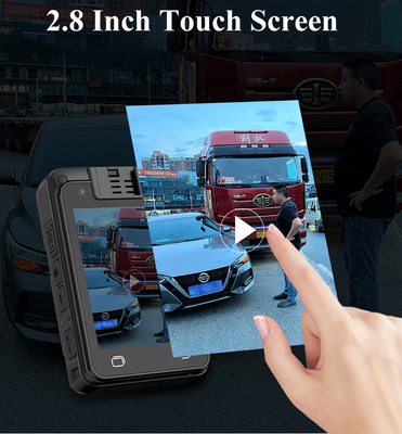 4G LTE AI reconnaissance faciale bodycam caméra humaine alarme SOS 2 Way Talk