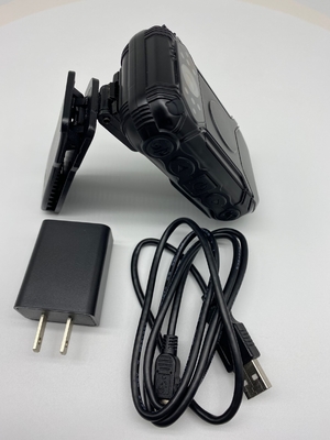 Caméra corporelle de police 64G IP66 avec LED de 1,5 W et angle de 120 degrés