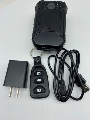 Caméra corporelle de police 64G IP66 avec LED de 1,5 W et angle de 120 degrés