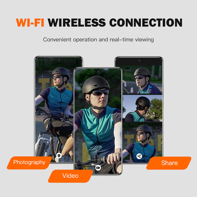 Caméra de casque de sécurité 720P avec IP67 imperméable à l'eau et températures de fonctionnement à 70 degrés C
