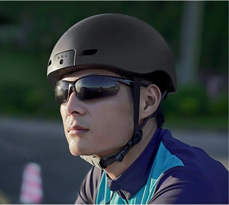 Amélioration de la caméra du casque de sécurité à vue large de 120 degrés pour le cyclisme