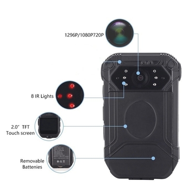 4G Police Portable HD Caméra corporelle garde de sécurité caméra DVR personnelle
