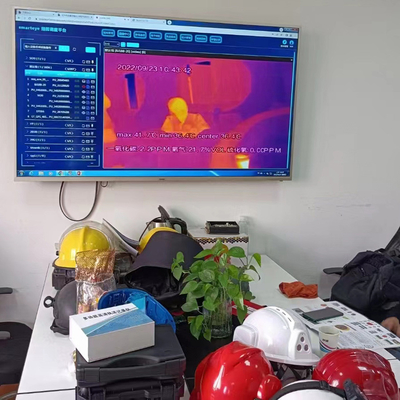 Caméra de sécurité de casque de sauvetage et de sauvetage technique avec capteur d'imagerie thermique