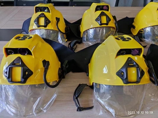 Caméra de sécurité de casque de sauvetage et de sauvetage technique avec capteur d'imagerie thermique