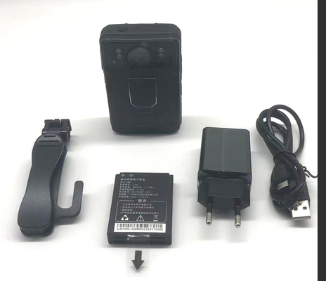 Caméra de poche de police de sécurité, caméra de corps de vision nocturne d'IR angle de 140 degrés