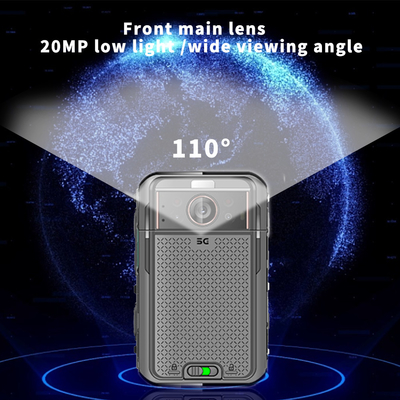 5G 13MP Android 10 Police Body Camera avec mémoire 2G + 16G et NFC en option