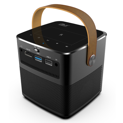 Projecteur de poche mini DLP jusqu'à 20K avec LED RGB 64 lumens