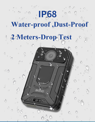 4G imperméable à l'eau IP67 Caméras portées par la police avec suivi GPS Mini-caméra 1080p