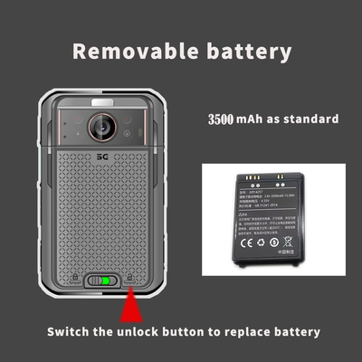 3.1 pouce LCD 5G appareil photo porté sur le corps avec 3500mAh batterie double EIS 4G 64GB RAM ROM