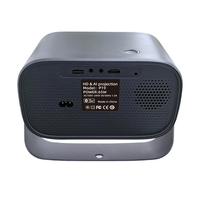 Mini projecteur portable avec WiFi6 2.4G/5G 802.11a/b/g/n/ac/ax GPU ARM Mali-450 MP2 GPU 720P technologie de projection LCD