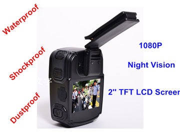 Format portable imperméable durable de la caméra MP4 de corps avec le port USB 2,0