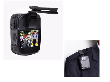 2" caméra portable de police d'écran, caméra de vision nocturne 130 degrés de grande-angulaire