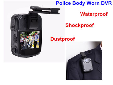 Matériel noir durable d'ABS d'écran de place d'affichage à cristaux liquides de Mini Body Worn Video Camera