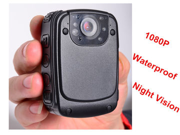 Caméra vidéo de haute résolution de police, caméra noire de corps de police 