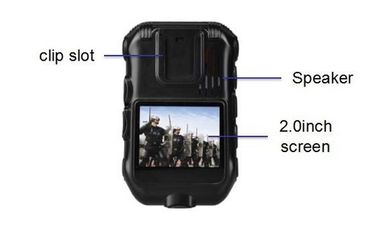 enregistreur BT4.0, caméra de caméra de la police 4G de corps de vision nocturne écran tactile de 2 pouces