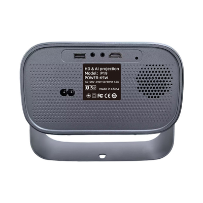 Zone de projection 40 pouces - 150 pouces Mini projecteur portatif avec rapport d'aspect 16 9 Petit et portable
