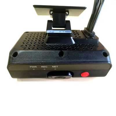 Reconnaissance faciale du conducteur Tableau de bord 4G Dashcam Double caméra AI ADAS DMS